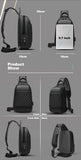 Mochila impermeable con carga USB