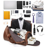 Bolso elegante con compartimientos para zapatos y trajes