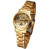 Reloj metalico feminino