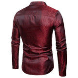 Camisa hombres seda