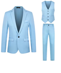 Traje ajustado de 3 piezas Business class