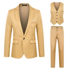 Traje ajustado de 3 piezas Business class