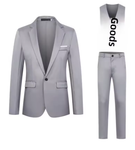 Traje ajustado de 3 piezas Business class