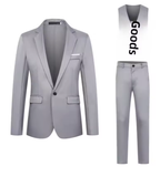 Traje ajustado de 3 piezas Business class