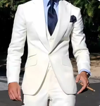 Traje ajustado de 3 piezas Business class