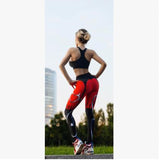 Red dvl leggings 