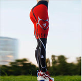 Red dvl leggings 