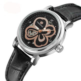 Reloj Feminino Automatico Cuero