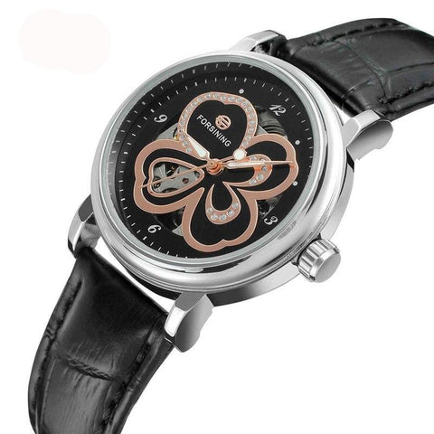 Reloj Feminino Automatico Cuero