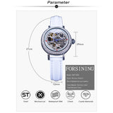 Reloj feminino diamonds automatik