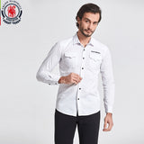 Fredd Marshall Camisa militar hombres