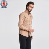 Fredd Marshall Camisa militar hombres