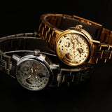Reloj metalico feminino