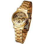Reloj metalico feminino
