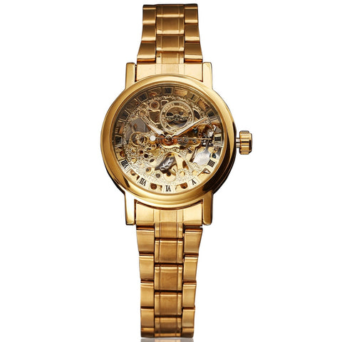 Reloj metalico feminino