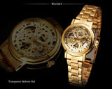 Reloj metalico feminino