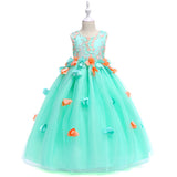 Vestido Flowers Rain (3-12 años)