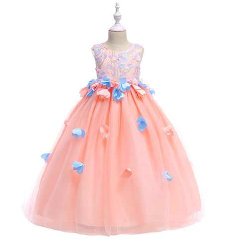 Vestido Flowers Rain (3-12 años)