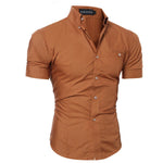 Camisa hombre manga corta