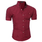 Camisa hombre manga corta