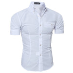 Camisa hombre manga corta