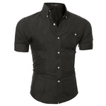 Camisa hombre manga corta